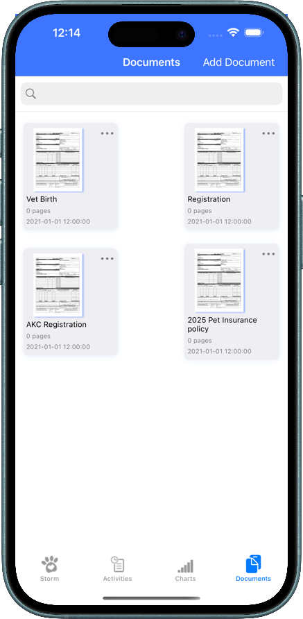 PetTracks Document Hub PetTracks Document Hub